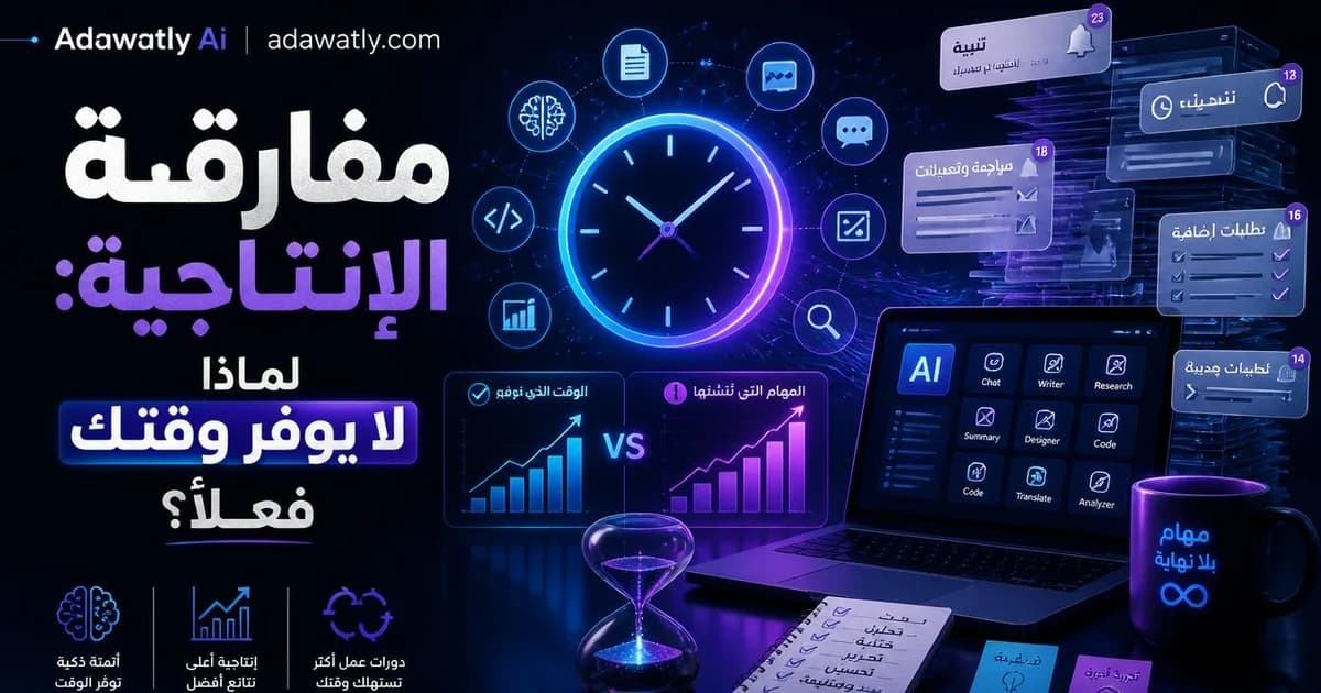 مفارقة الإنتاجية: لماذا لا يوفّر الذكاء الاصطناعي وقتك فعلًا؟