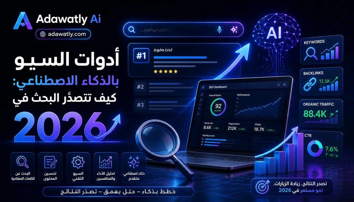 أدوات السيو بالذكاء الاصطناعي: كيف تتصدّر البحث في 2026