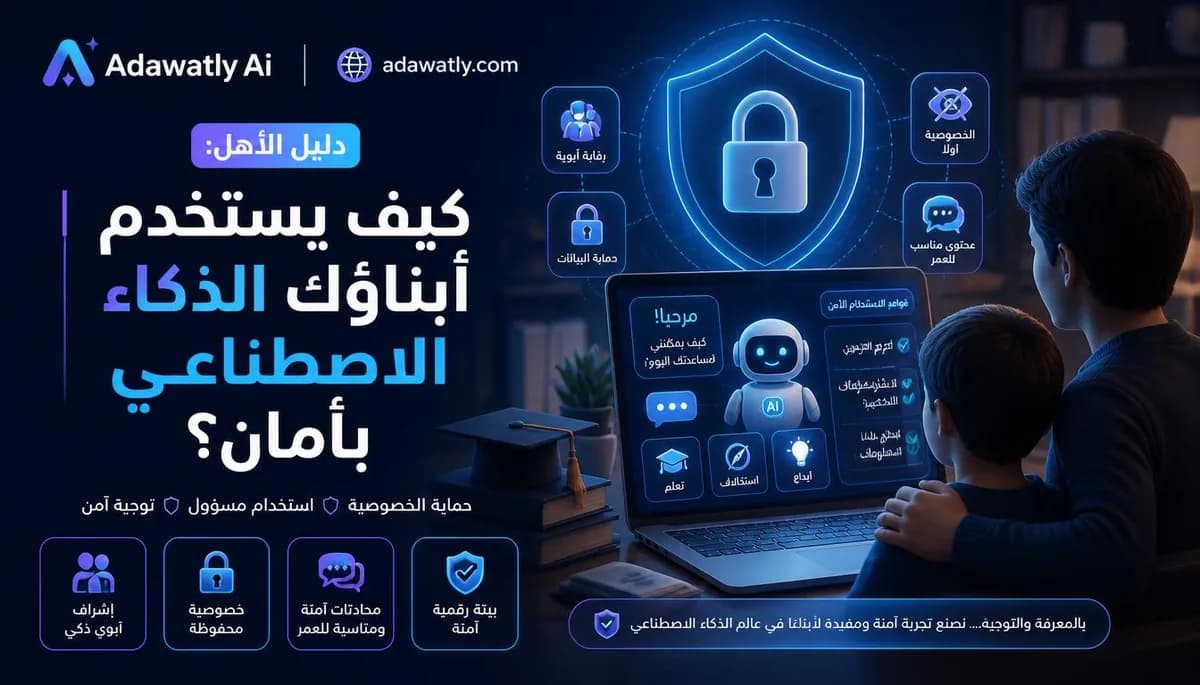 دليل الأهل: كيف يستخدم أبناؤك الذكاء الاصطناعي بأمان؟