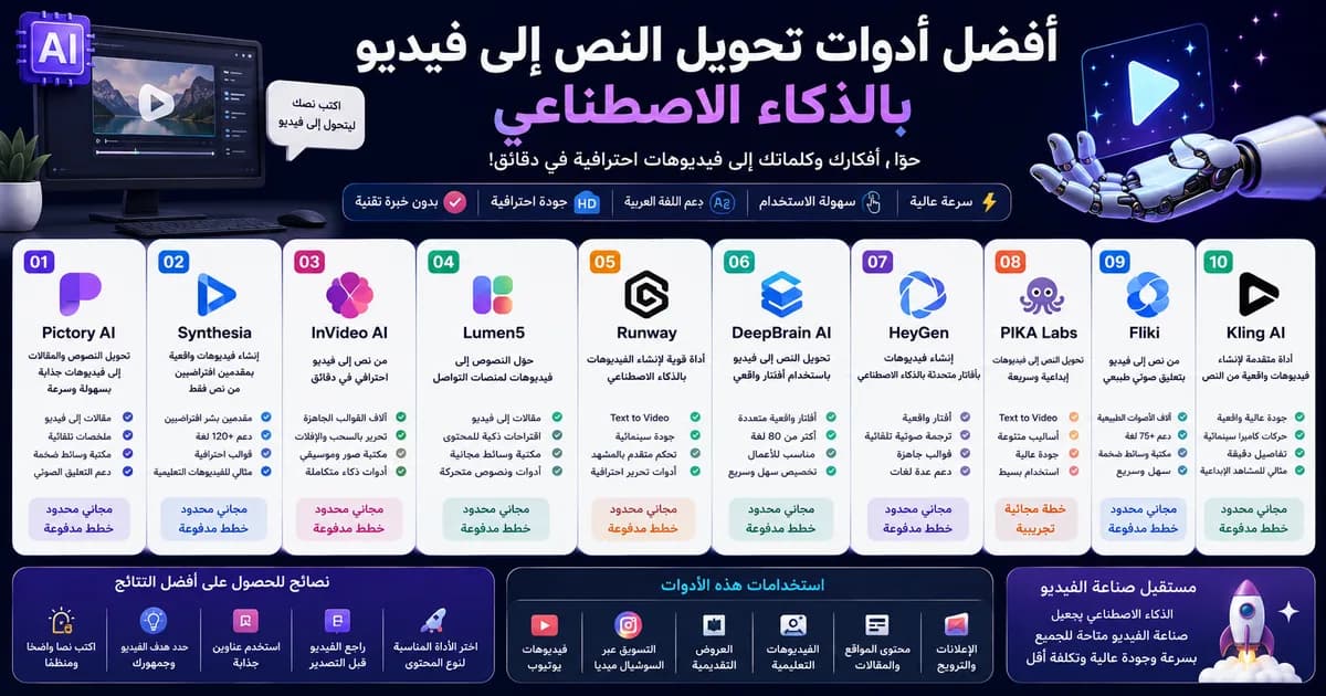 أفضل أدوات تفريغ الصوت إلى نص التي تدعم العربية