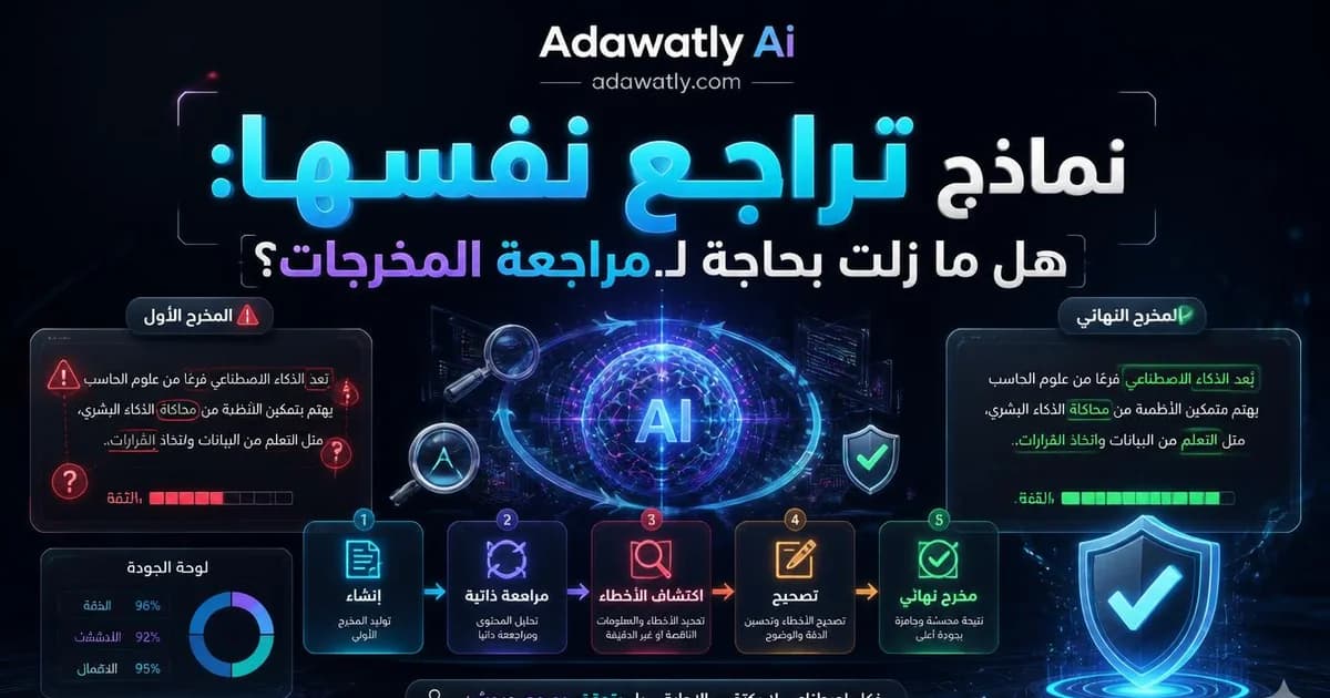 نماذج تراجع نفسها: هل ما زلت بحاجة لمراجعة المخرجات؟